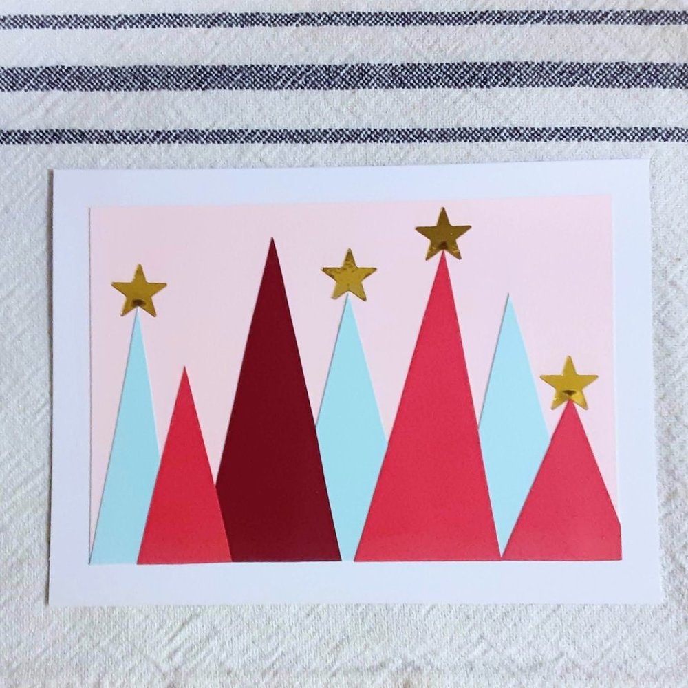 Handmade Winter Holiday/ Christmas Card